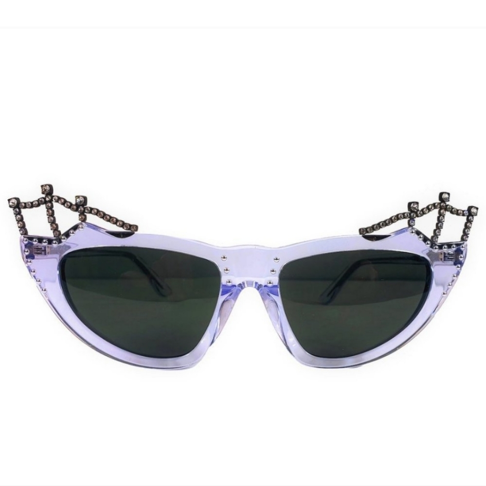 SAINT LAURENT SL122F Stud Cat Eye Tiara Sunglasses